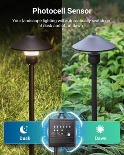 Foto 4 | Foto 4 | Transformador Dewenwils 30w De Bajo Voltaje Para Exteriores Con Temporizador Y Sensor - Venta Internacional.