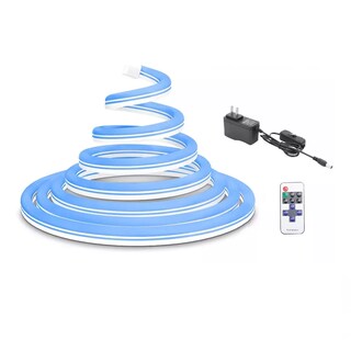 Foto 1 | Foto 1 | Tiras De Led 10m Luz Neón Flexible 24v Con Control Remoto Eo Safe Imports Esi-9448 Azul