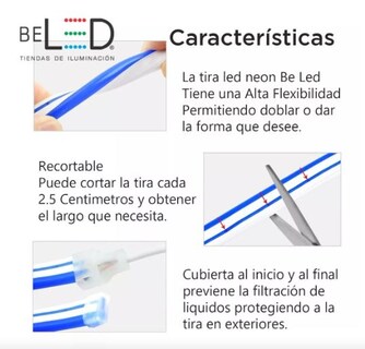 Foto 3 | Foto 3 | Tira Led Neon 5m, Blanco Frio