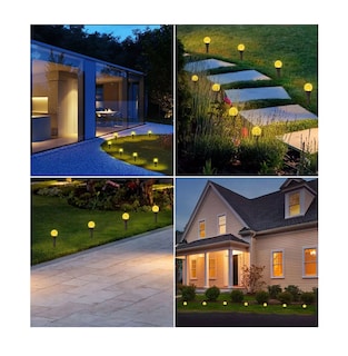 Foto 4 | Foto 4 | Tira de 30 Focos Led Solares Belug 8 Modos Negro para Jardín