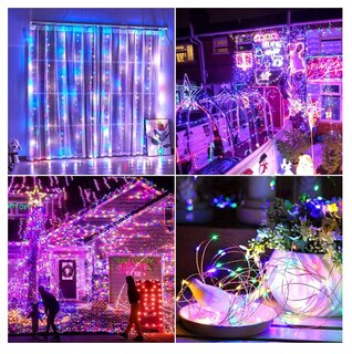 Foto 2 | Foto 2 | Cadena De Luces Solares 120 Led Jardín Exterior 3 Piezas