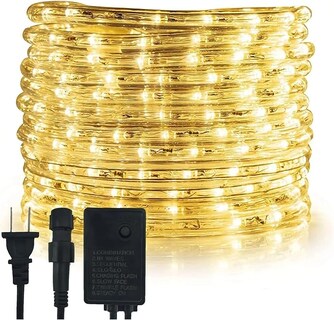 Foto 1 | Foto 1 | Manguera De Luz Led Luxvi 20m 8 Modos 400 Led's Impermeable Ip65 Blanco Cálido (2pzs)