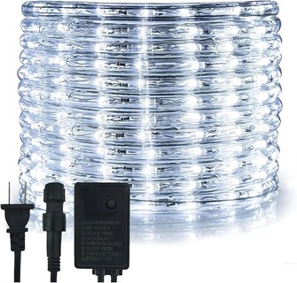 Foto 1 | Foto 1 | Manguera De Luz Led Luxvi 5m 8 Modos 100 Led's Impermeable Ip65 Blanco Frío (3pzs)