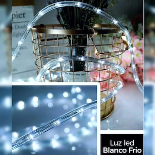 Foto 8 | Foto 8 | Manguera De Luz Led Luxvi 10m 8 Modos 200 Led's Impermeable Ip65 Blanco Frío (4pzs)
