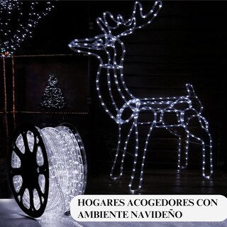 Foto 2 | Foto 2 | Manguera De Luz Led Luxvi 20m 8 Modos 400 Led's Impermeable Ip65 Blanco Frío (4pzs)