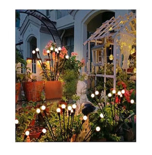 Foto 3 | Foto 3 | Luces Led Solares Luciérnaga Para Jardín Exteriores 2 Baras Belug Con 16 Focos