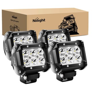 Foto 1 | Foto 1 | Barra De Puntos De Luz Led Nilight De 18 W, 1260 Lm, 24 V, 12 V, 4 Unidades - Venta Internacional.