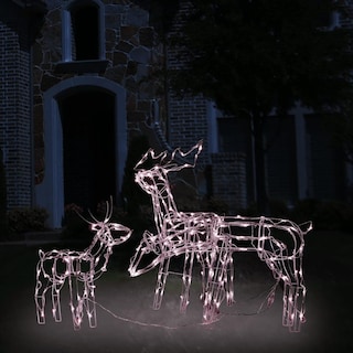 Foto 2 | Foto 2 | Set Familiar De Renos Navideños Vidaxl Iluminado Con 229 Led - Venta Internacional.