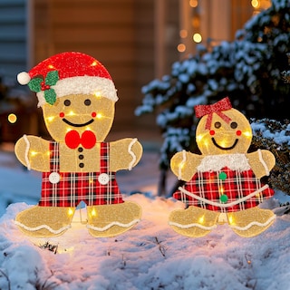 Foto 1 | Foto 1 | Decoraciones Navideñas Para Exteriores Brightown 2d Gingerbread Man - Venta Internacional.
