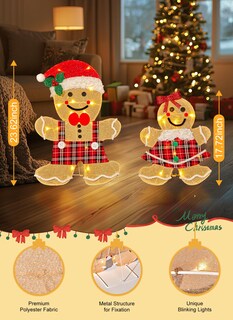 Foto 2 | Foto 2 | Decoraciones Navideñas Para Exteriores Brightown 2d Gingerbread Man - Venta Internacional.