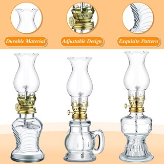 Foto 5 | Foto 5 | Oil Lamp Yexiya, Lámpara Vintage De Queroseno De Vidrio, Juego De 12 - Venta Internacional.