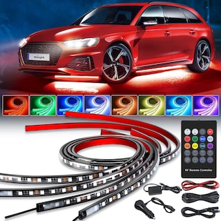 Foto 1 | Foto 1 | Tiras Decorativas De Neón Para Coche Underglow Nilight, 252 Led Rgb - Venta Internacional.