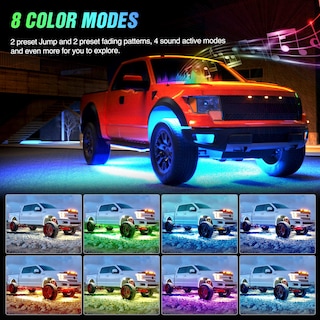 Foto 5 | Foto 5 | Tiras Decorativas De Neón Para Coche Underglow Nilight, 252 Led Rgb - Venta Internacional.