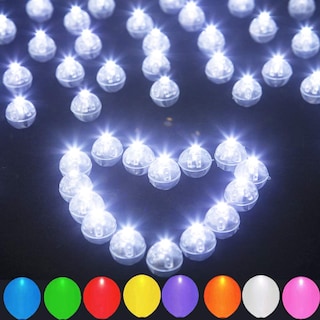 Foto 1 | Foto 1 | Lámpara Led Para Globos Jjgoo Mini, Redonda, Impermeable, 30 Unidades - Venta Internacional.