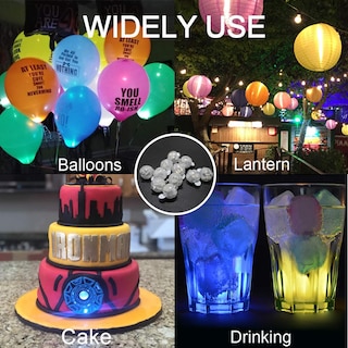 Foto 3 | Foto 3 | Lámpara Led Para Globos Jjgoo Mini, Redonda, Impermeable, 30 Unidades - Venta Internacional.