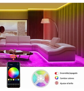 Foto 2 | Foto 2 | Tiras de Luces Xtellar Led RGB 20 m con Control Bluetooth