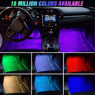 Foto 5 | Foto 5 | Luces Interiores De Coche Nilight De 16 Millones De Rgb Con Control App - Venta Internacional.