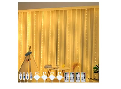 Foto 1 | Foto 1 | Xtellar Cortina De Luces Led 300 Piezas 3*3m, 8 Modos, Usb, Ideal Para Decoración Atractiva Y Encantadora