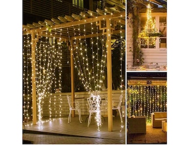 Foto 3 | Foto 3 | Xtellar Cortina De Luces Led 300 Piezas 3*3m, 8 Modos, Usb, Ideal Para Decoración Atractiva Y Encantadora