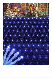 Foto 4 | Foto 4 | Malla Luminosa Xtellar Serie De Luces Navideñas Led Azules 320, Decoración Externa, 2x1.8m