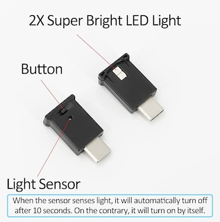 Foto 6 | Foto 6 | Luz Led Rgb Aozita Mini Usb Tipo C Con Brillo Ajustable - Venta Internacional.