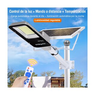 Foto 3 | Foto 3 | Lampara Led Solar Exterior Pared Sensor Remoto Eo Safe Imports Esi-13210 Blanco