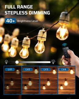 Foto 2 | Foto 2 | Atenuador Dewenwils Outdoor Para Guirnalda De Luces Led, 400 W, Tungsteno, 200 W - Venta Internacional.