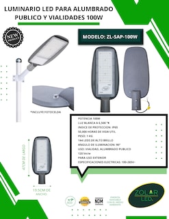 Foto 4 | Foto 4 | Suburbana De Led Alumbrado Público 100w