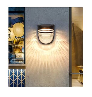 Foto 3 | Foto 3 | Lámpara Solar Exterior Led Con Sensor Negro