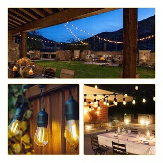 Foto 3 | Foto 3 | Serie Vintage Exteriores 15+2 Led Focos Impermeable 15m Eo Safe Imports Esi-13203 Negro