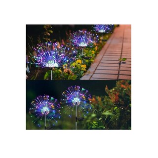 Foto 1 | Foto 1 | Luces Solares Tipo Fuegos Artificiales Micro Led Multicolor 2 Piezas - Venta Internacional