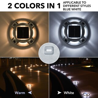 Foto 2 | Foto 2 | Luces Solares Para Entrada Agptek, Paquete De 16, 2 Modos De Color, Impermeables - Venta Internacional.