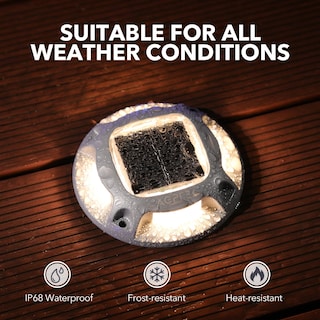 Foto 4 | Foto 4 | Luces Solares Para Entrada Agptek, Paquete De 16, 2 Modos De Color, Impermeables - Venta Internacional.