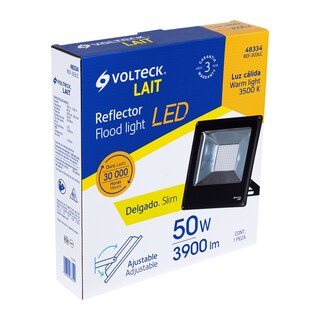 Foto 2 | Foto 2 | Reflector Volteck REF-303LC color Negro Led 50 W Luz Cálida