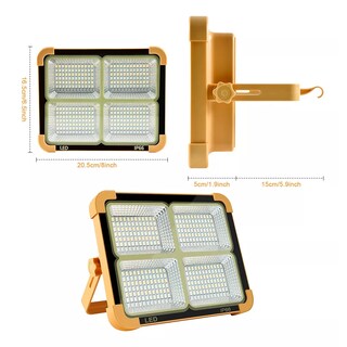 Foto 4 | Foto 4 | Luz De Trabajo Solar Led Recargable De 100 W 10000 Lúmenes Eo Safe Imports Esi-13885 Multicolor