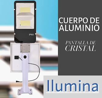 Foto 2 | Foto 2 | Lampara Suburbana Led con Panel Solar 300w