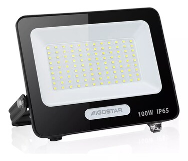 Foto 1 | Foto 1 | Reflector Led 100w Slim Ip65 Negro Luz Blanco Fro Exterior