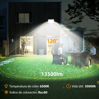 Foto 2 | Foto 2 | Reflector Led 150w Slim Ip65negro Luz Blanco Frio Exterior