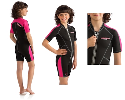 Foto 2 | Foto 2 | Traje Cressi Lido Junior 2 mm Shorty Negro con Rosa Talla M