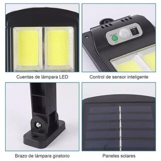 Foto 5 | Foto 5 | Lampara Solar Foco Led Exterior Luz Para Jardin Y Exteriores