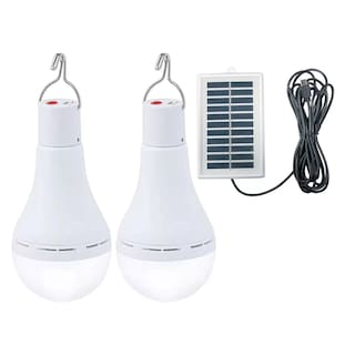 Foto 1 | Foto 1 | Luz De Emergencia Usb Solar Recargable Y Extraíble 60w 2 Pzs Eo Safe Imports Esi-14581 Blanco