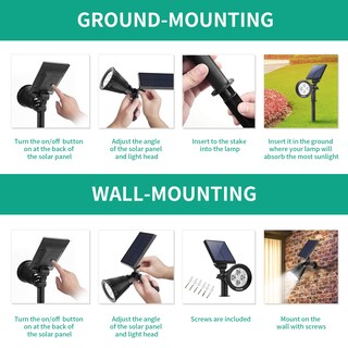 Foto 6 | Foto 6 | Focos Solares Nekteck Para Exteriores, Paquete De 4 Unidades, 200 Lm - Venta Internacional.