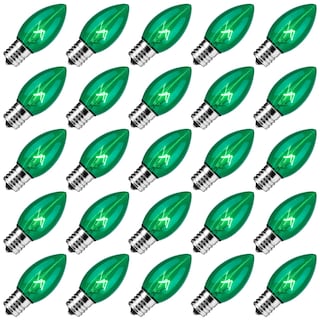 Foto 1 | Foto 1 | Bombilla De Repuesto Navideña Brightown C9, Verde, 25 Unidades - Venta Internacional.
