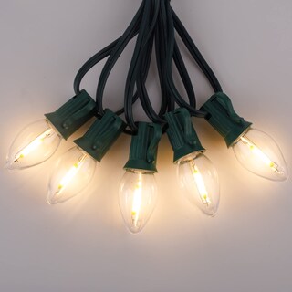 Foto 5 | Foto 5 | Bombillas Led Navideñas Brightown C7 Transparentes, Paquete De 25 - Venta Internacional.