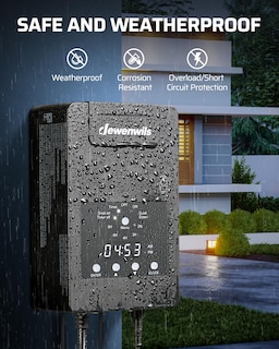 Foto 6 | Foto 6 | Transformador De Paisaje Dewenwils De 120 W Con Mando A Distancia De 12 V - Venta Internacional.