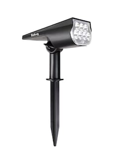 Foto 1 | Foto 1 | Lámpara Solar Exterior De 7 Led Luz Multicolor 1 Pz Negro