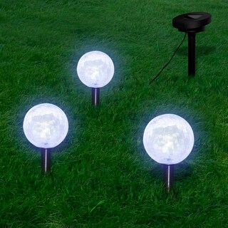 Foto 2 | Foto 2 | Juego De Luces Led Solares Para Jardín Vidaxl Luz Blanca Cuenco De 3 7 Cm - Venta Internacional.