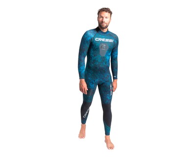 Foto 1 | Foto 1 | Traje Cressi Tokugawa 3mm Talla S Color Azul Camuflaje Para Pesca Submarina