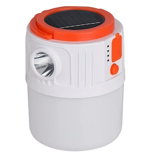 Foto 1 | Foto 1 | Lámpara Solar de Emergencia Recargable para Exteriores Blanca