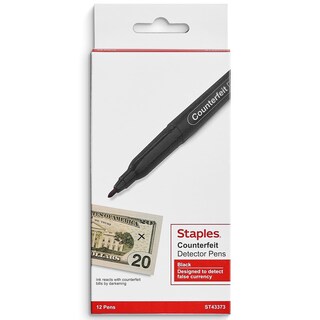 Foto 1 | Foto 1 | Bolígrafos Falsificados Staples 1128402 Negros, Paquete De 12 - Venta Internacional.